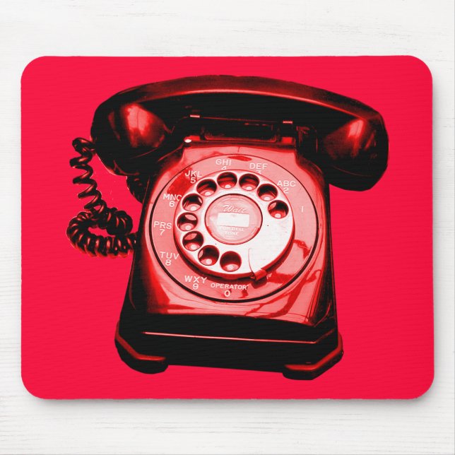 Mousepad Vermelho Hotline (Frente)