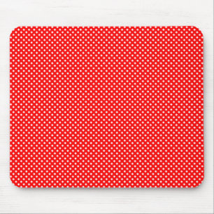 Mousepad Vermelho líquido do teste padrão com branco