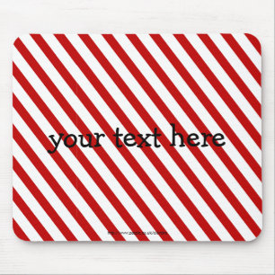 Mousepad Vermelho listrado