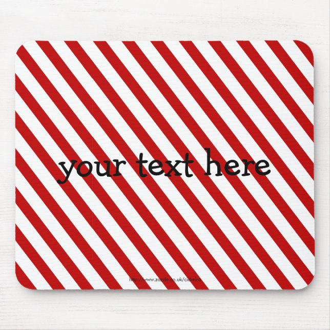 Mousepad Vermelho listrado (Frente)