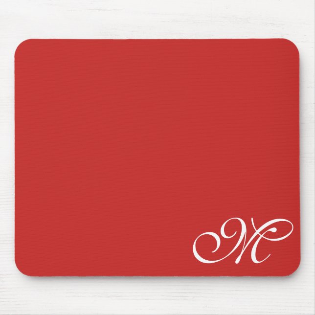 Mousepad Vermelho ou Escolha sua cor (Frente)