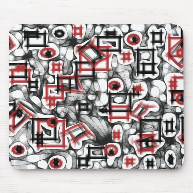 Mousepad Vermelho por toda a parte (Frente)