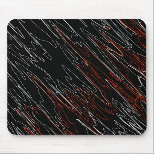 Mousepad Vermelho Preto Marmoreado