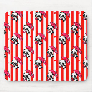 Mousepad Vermelho White Stripes Cugado