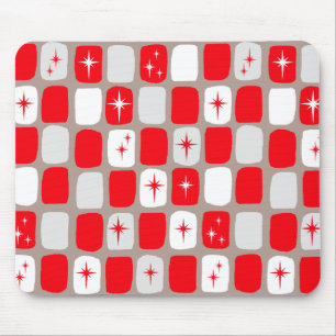 Mousepad Vermelhos Retro