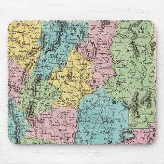 Mousepad Vermont E New Hampshire (Frente)