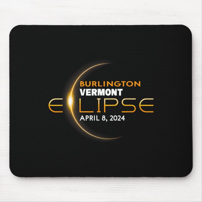 Mousepad Vermont Total Solar Eclipse 2024 (Frente)
