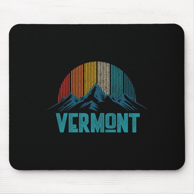 Mousepad Vermont Vintage Souvenir (Frente)