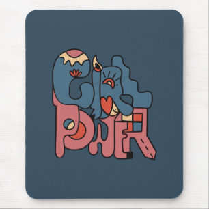 Mousepad Versão Dark do Poder Feminino