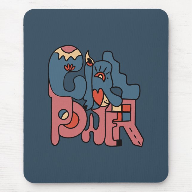 Mousepad Versão Dark do Poder Feminino (Frente)