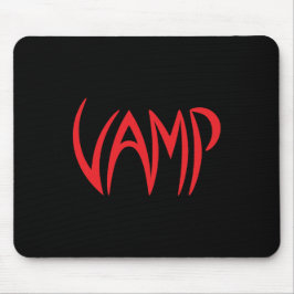 Mousepad Versão do Texto Vamp (Preto/Vermelho)