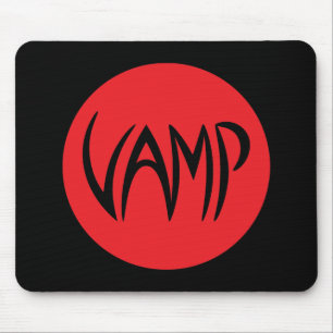 Mousepad Versão do Texto Vamp (Vermelho/Preto)
