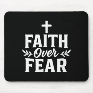 Mousepad Versículo Bíblico Motivacional Cristão Fé Sobre Me