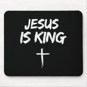 Mousepad Versículo da Bíblia O Rei é Jesus João 14_6 Deus C