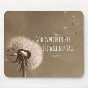 Mousepad Verso da bíblia: O deus está dentro dela, ela n