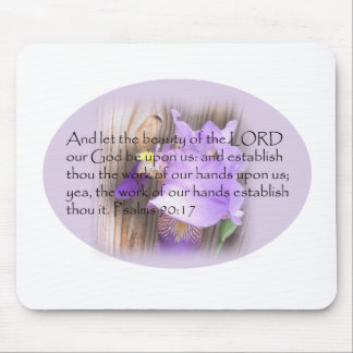 Mousepad Verso da Bíblia Psalm 90:17 KJV