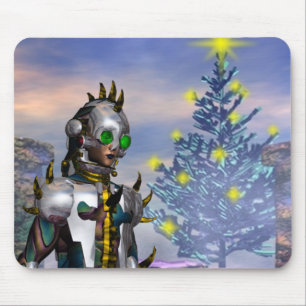 MOUSEPAD VÉSPERA DE ANO-NOVO DE UM CIBORGUE CAÍDO DO FUTURO