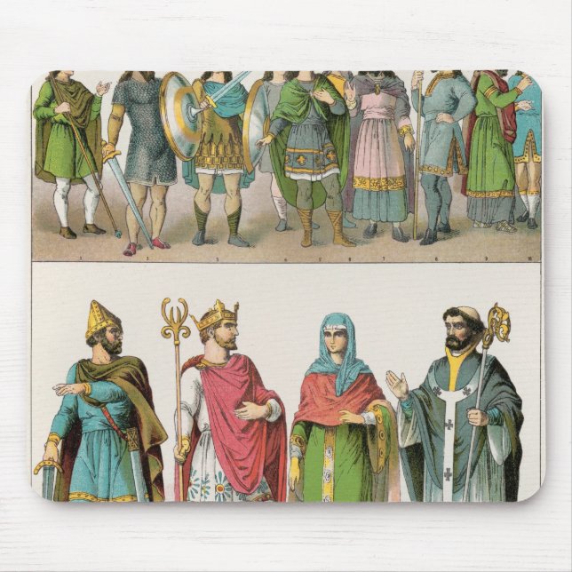 Mousepad Vestido anglo-saxão (Frente)