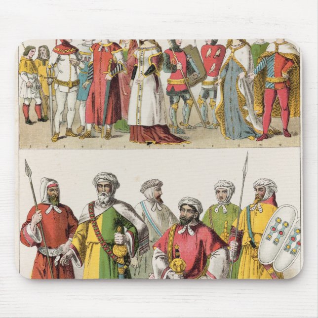 Mousepad Vestido do espanhol e do Moorish (Frente)