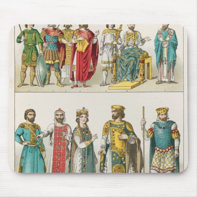 Mousepad Vestido na corte bizantina (Frente)