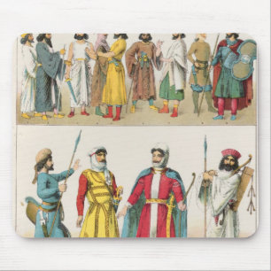 Mousepad Vestido persa, de "do der Voelker Trachten", 1864