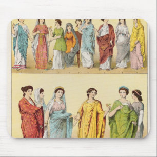 Mousepad Vestido romano fêmea