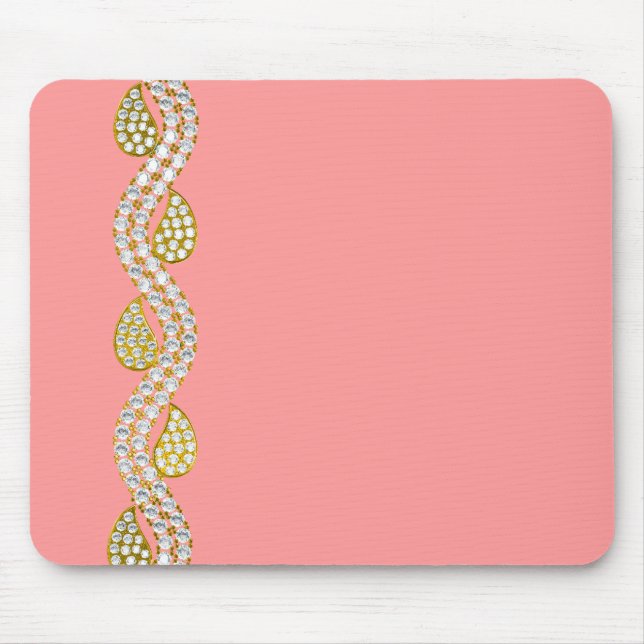 Mousepad Vestido - rosa (Frente)