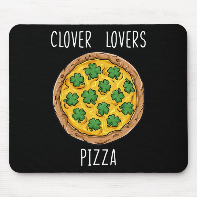 Mousepad Vestidos Pizza Dia de São Patrício Brincadeiras (Frente)