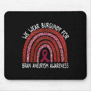 Mousepad Vestimos Borgonha Para A Chuva Da Consciência Do C