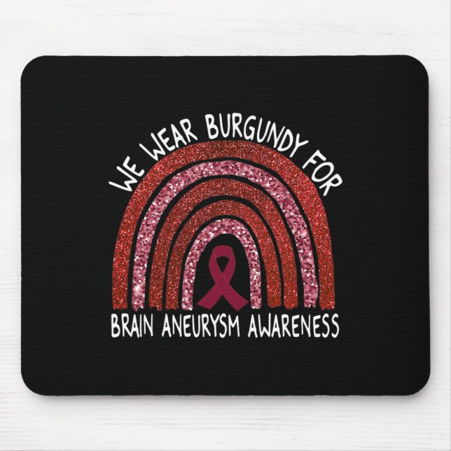 Mousepad Vestimos Borgonha Para A Chuva Da Consciência Do C (Frente)
