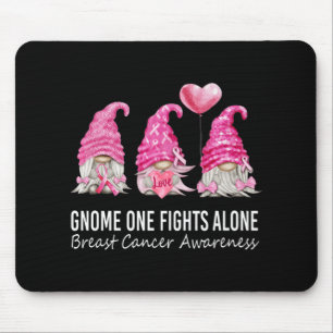 Mousepad Vestimos Gnomies Gnomos Rosa Sensibilização para o