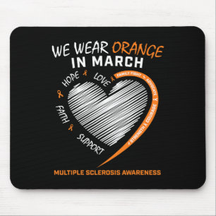 Mousepad Vestimos Laranja Em Março Com Esclerose Múltipla A
