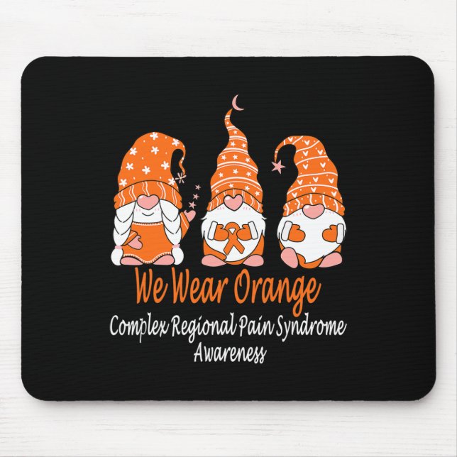 Mousepad Vestimos Laranja Para A Complexa Síndrome Regional (Frente)