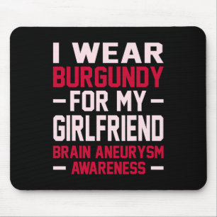 Mousepad Vestir a consciência do neurismo do Namorada Burgu