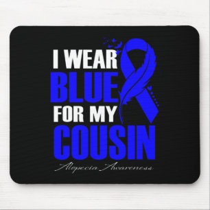 Mousepad Vestir Azul Para A Minha Peste Alopecia