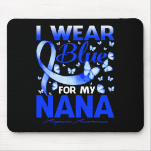Mousepad Vestir Azul Para Minha Borboleta De Consciência Da