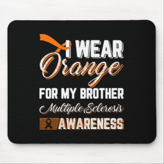 Mousepad Vestir Laranja Para O Meu Irmão Esclerose Múltipla