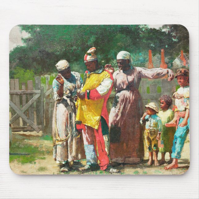 Mousepad Vestir para o Carnaval por Winslow Homer (Frente)
