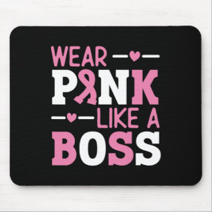 Mousepad Vestir Rosa Como Um Cancer De Fita Rosa Do Chão