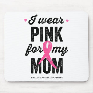 Mousepad Vestir Rosa Para A Consciência Do Cancer Da Minha