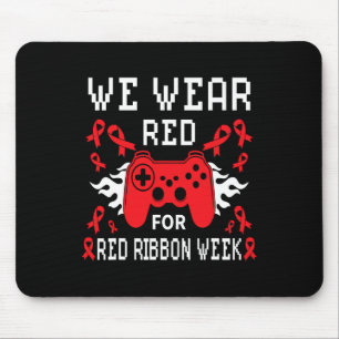 Mousepad Vestir Vermelho Para Vídeo Jogador De Consciência