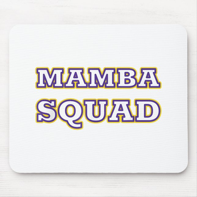 Mousepad Vestuário engraçado do Mamba Squad para Cobra Love (Frente)