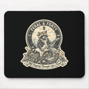 Mousepad Vestuário engraçado para 40 anos de idade do guaxi