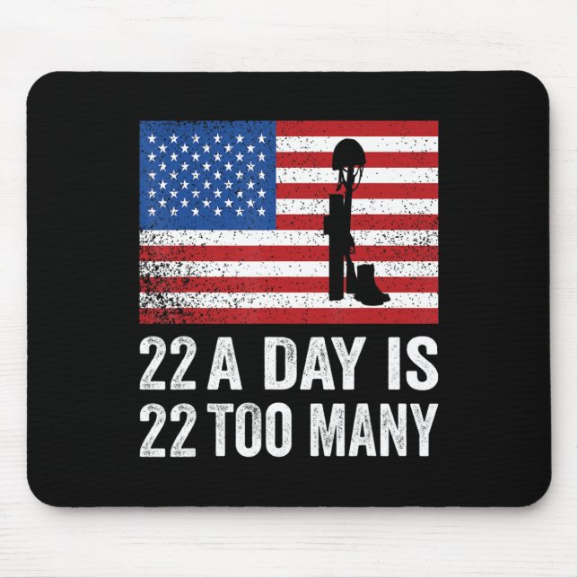 Mousepad Veterano 22 dias Sensibilização para o Suicídio PT (Frente)