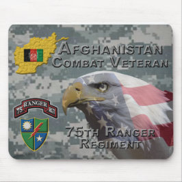 Mousepad Veterano de Combate Afegão 75º Regimento Ranger