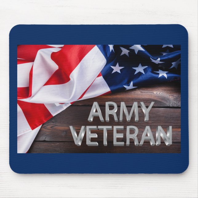Mousepad “Veterano do Exército” Patriótico (Frente)
