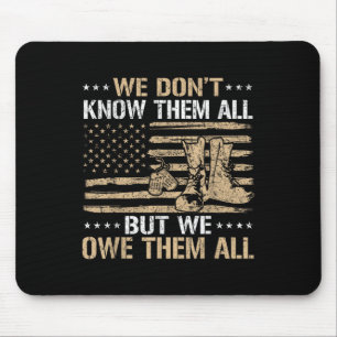 Mousepad Veterano Patriótico Bandeira Dos Eua 4 De Julho De