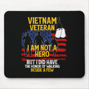 Mousepad Veterano Vietnã, Eu Não Sou Herói, Veterano