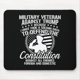 Mousepad Veteranos Contra Trump 2020 Eleição EUA