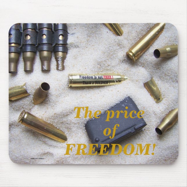 Mousepad veteranos militares do dia como vetes de guerra do (Frente)